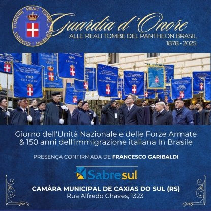 Homenagem ao Trineto de Giuseppe Garibaldi