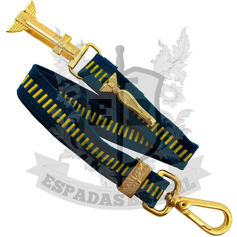 TALIM (GUIA) DA AERONAUTICA (FAB) COM METAIS DOURADOS