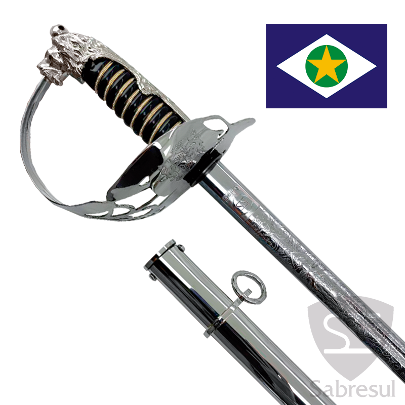 ESPADA DE OFICIAL DA POLICIA MILITAR DE MATO GROSSO 