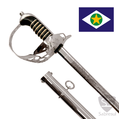 POLICIA MILITAR (OFICIAIS) - ESPADA DE OFICIAL POLICIA MILITAR DO MATO GROSSO